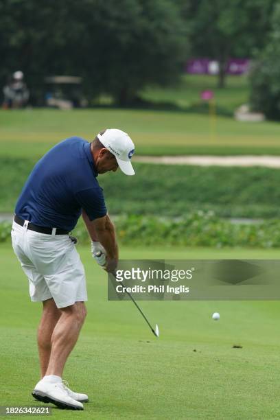 Scott Hend of Australia in action on Day Three of the Vinpearl DIC Legends Vietnam at Vinpearl Resort Nha Trang on December 02, 2023 in Nha Trang,...
