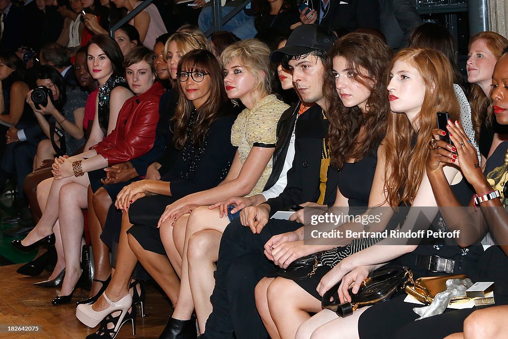 Miu Miu: Front Row - Paris Fashion Week Womenswear Spring/Summer 2014