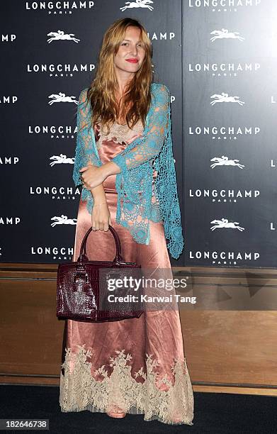 Josephine De La Baume attends the grand opening party of Longchamp Regent Streetat Longchamp on September 14, 2013 in London, England.