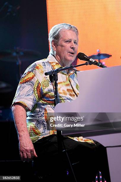 Brian Wilson performs in concert at the Bayou Music Center on October 1, 2013 in Houston, Texas.