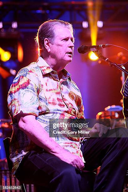 Brian Wilson performs in concert at the Bayou Music Center on October 1, 2013 in Houston, Texas.