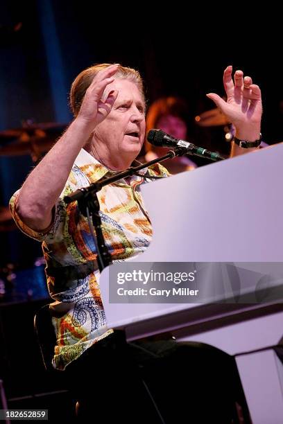 Brian Wilson performs in concert at the Bayou Music Center on October 1, 2013 in Houston, Texas.