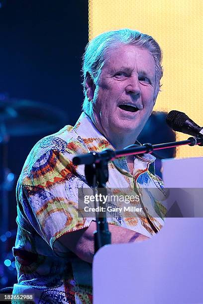 Brian Wilson performs in concert at the Bayou Music Center on October 1, 2013 in Houston, Texas.