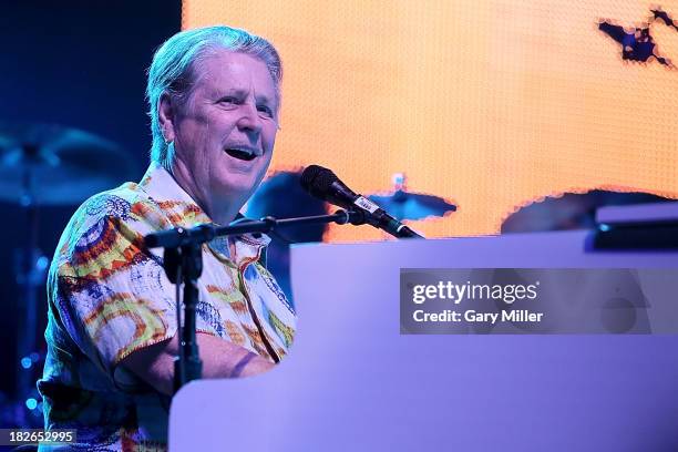 Brian Wilson performs in concert at the Bayou Music Center on October 1, 2013 in Houston, Texas.