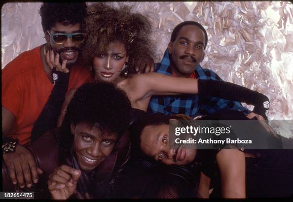 Fragment Funk Group portrait of the members of American rhythm & blues and funk ...