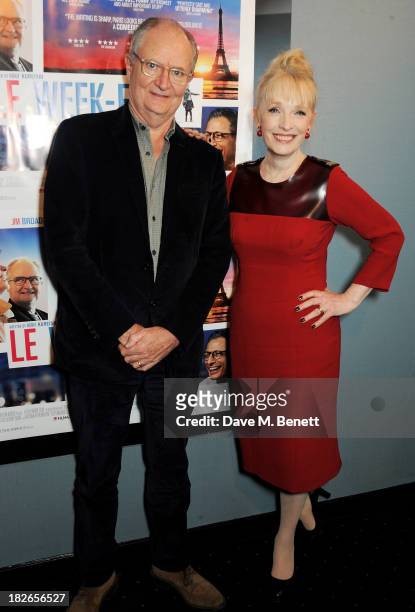 Jim Broadbent and Lindsay Duncan attend the UK Premiere of "Le Week-end" at Curzon Chelsea on October 2, 2013 in London, England.