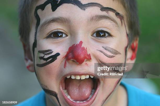 clowning - clownsneus stockfoto's en -beelden