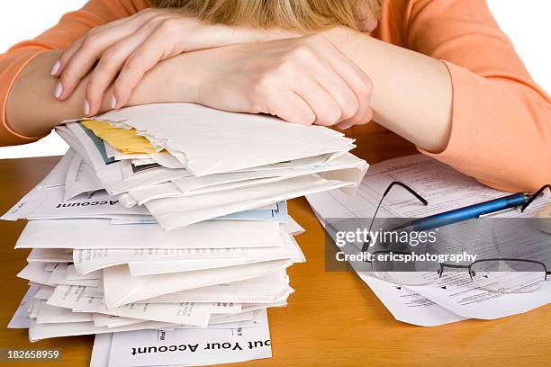 filing tax return forms - important document stock pictures, royalty-free photos & images