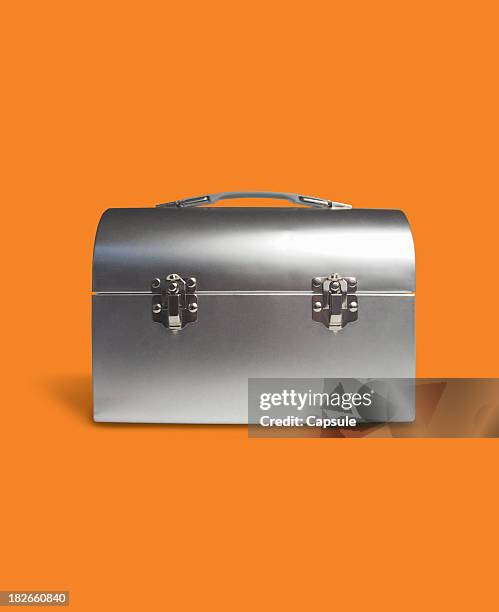 the lunchbox - metal box stock pictures, royalty-free photos & images