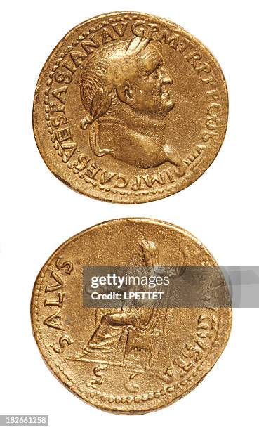 old roman coins - ancient coin stock pictures, royalty-free photos & images