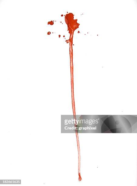 splash paint series - blood drops stock pictures, royalty-free photos & images