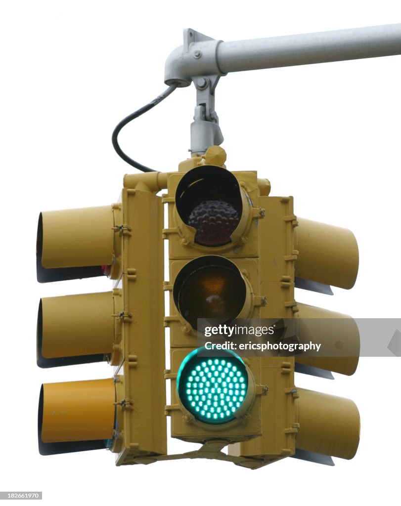 Hanging semáforo verde