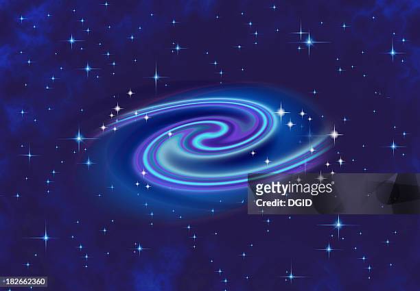 airbrushed background - a milky way - the x files stock pictures, royalty-free photos & images