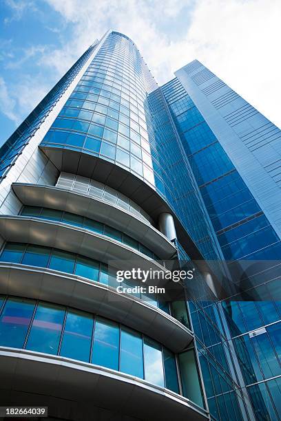 modern business building - warsaw architecture stock pictures, royalty-free photos & images