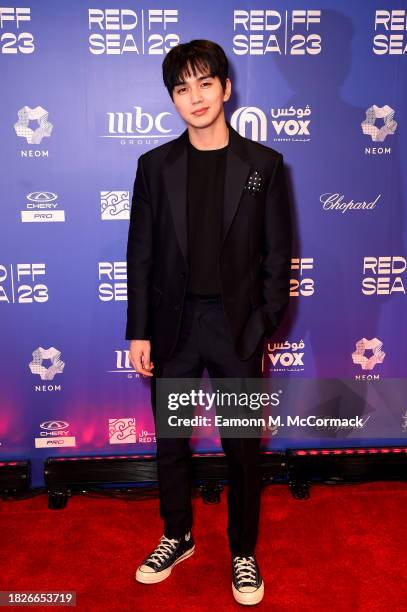 Yoo Seung-Ho attends the screening of "The Deal" during the Red Sea International Film Festival 2023 at VOX Cinema on December 02, 2023 in Jeddah,...