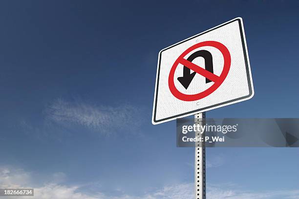 no turning back; sign of commitment - reverse stock pictures, royalty-free photos & images