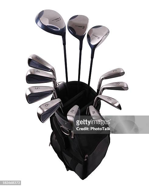 golf equipment - xxlarge - golf bag stock pictures, royalty-free photos & images