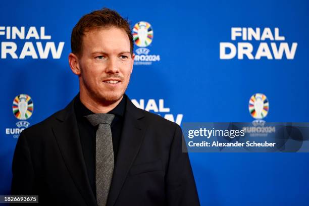 Julian Nagelsmann, Head Coach of Germany, arrives prior to the UEFA EURO 2024 Final Tournament Draw at Elbphilharmonie on December 02, 2023 in...