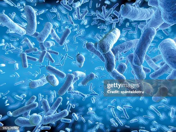 bacteria cloud - bacterie stockfoto's en -beelden