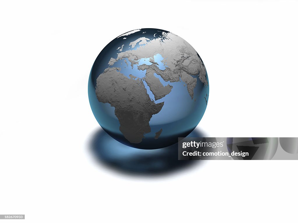Blue marble world