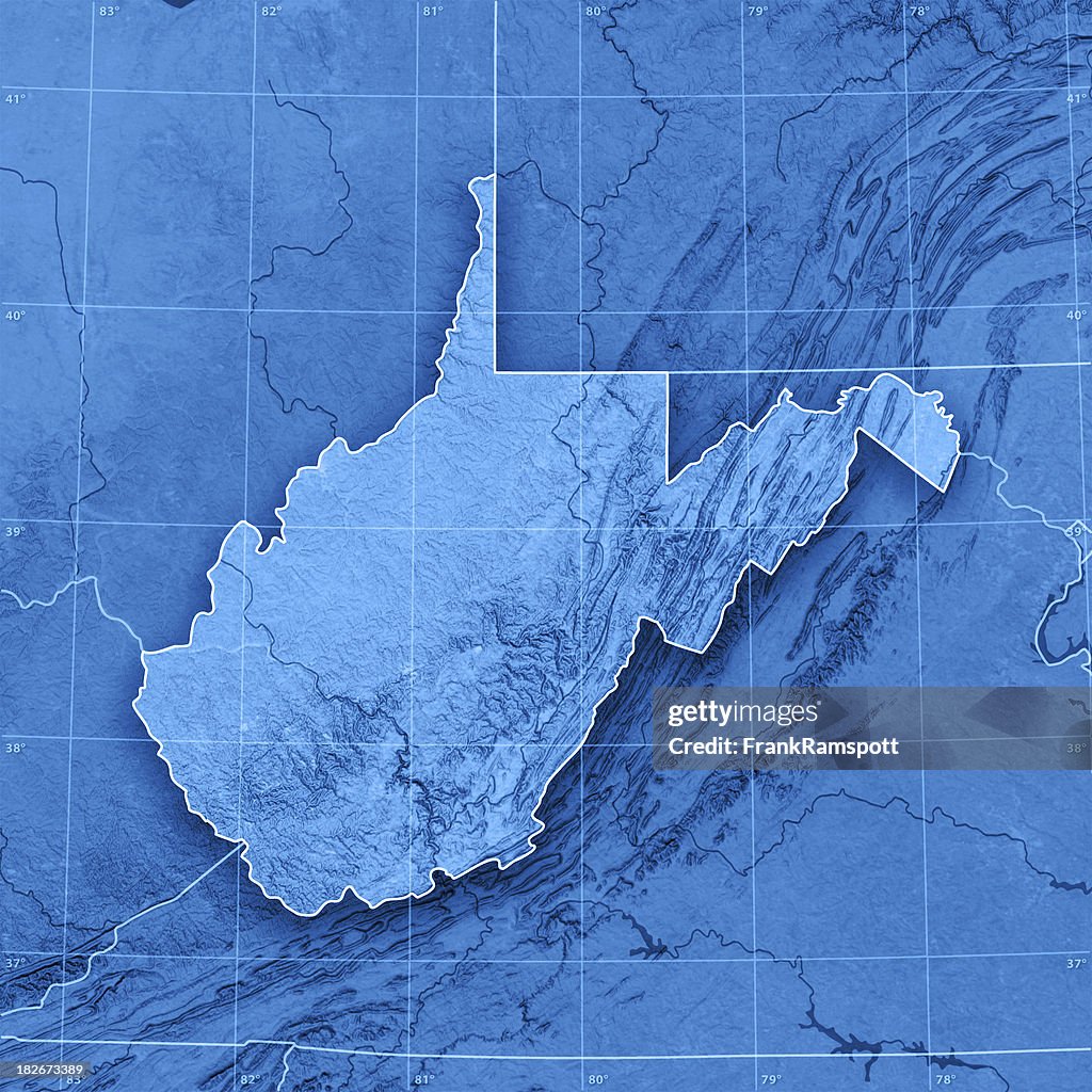 West Virginia Topographic Map