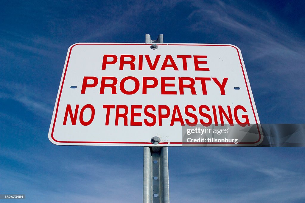 Private Property Sign