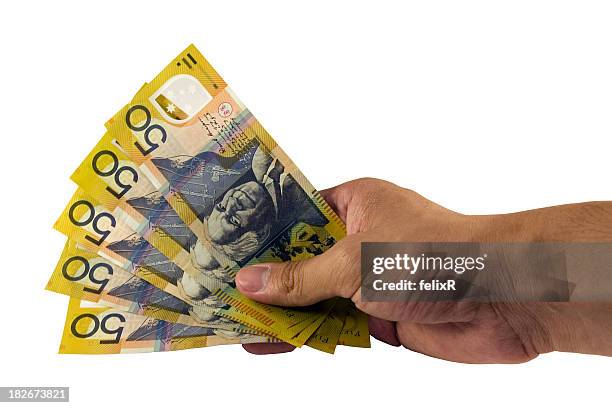 australian 50's - australian money stock pictures, royalty-free photos & images