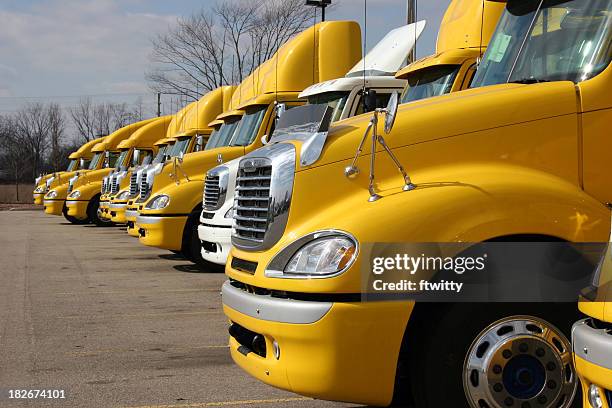 Line Up Big Rigs 107 Truck Lineup Stock Photos, High-Res Pictures, and Images - Getty Images
