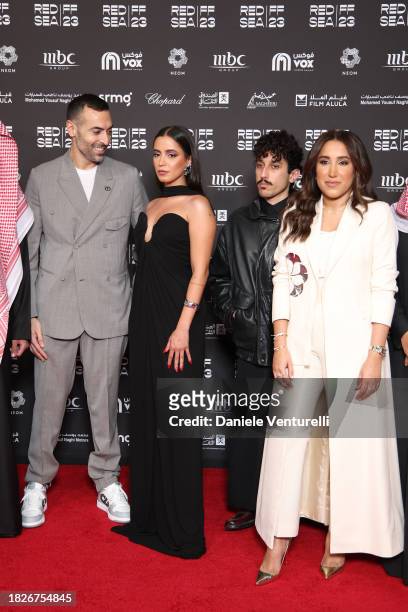 Of the Red Sea International Film Festival, Mohammed Al Turki, Adwa Bader, Meshal Aljaser and Chairwoman of the Red Sea International Film Festival,...
