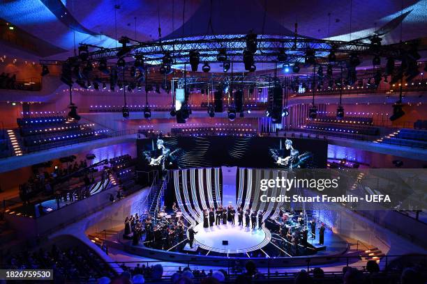 General view during the UEFA EURO 2024 Final Tournament Draw at Elbphilharmonie on December 02, 2023 in Hamburg, Germany.