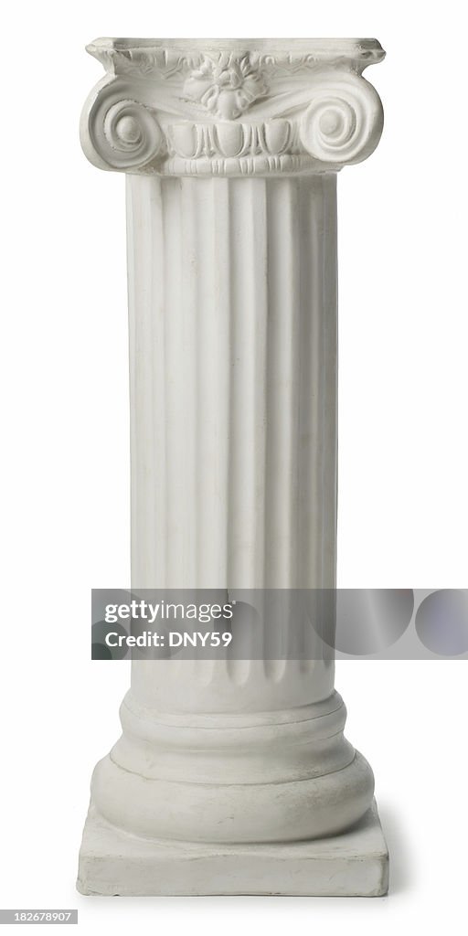 Colunas icônicas grego ou Pedestal