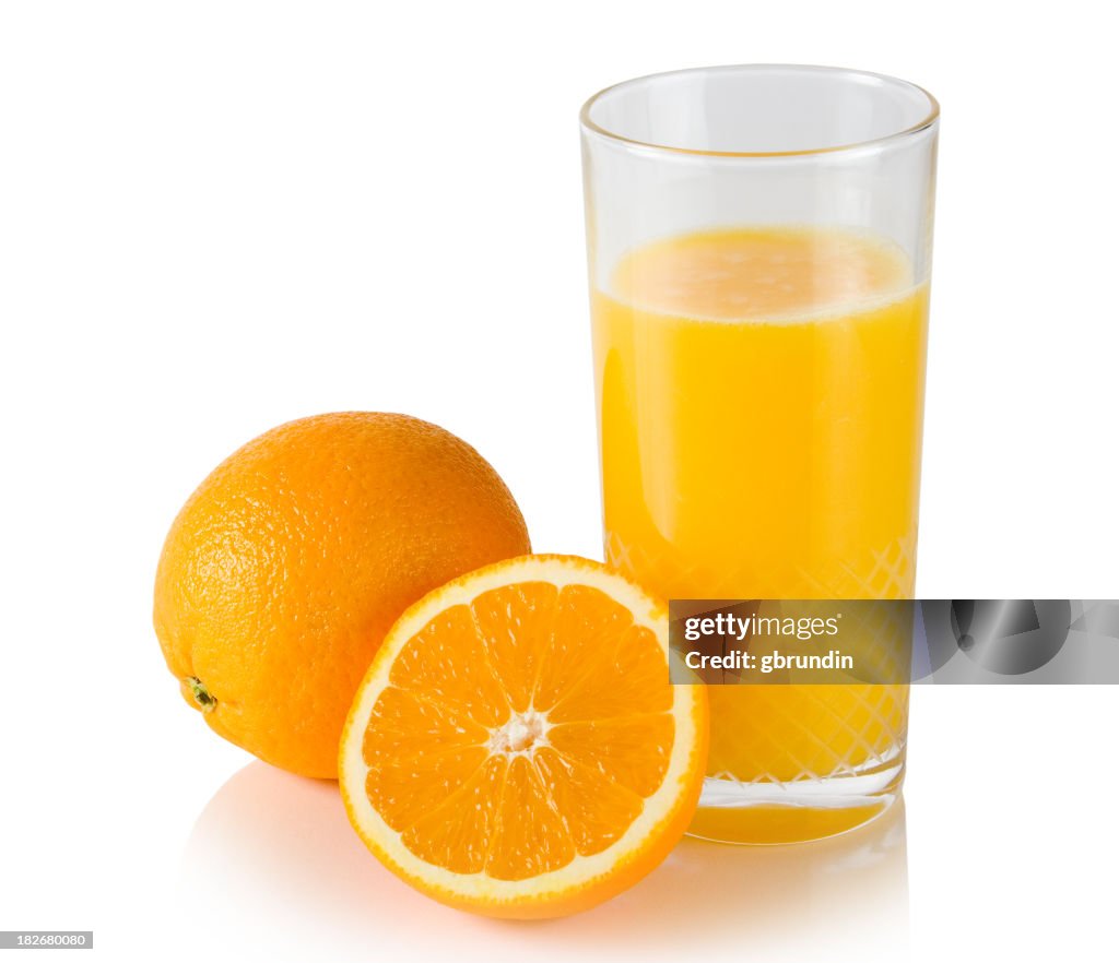 Oranges and juice