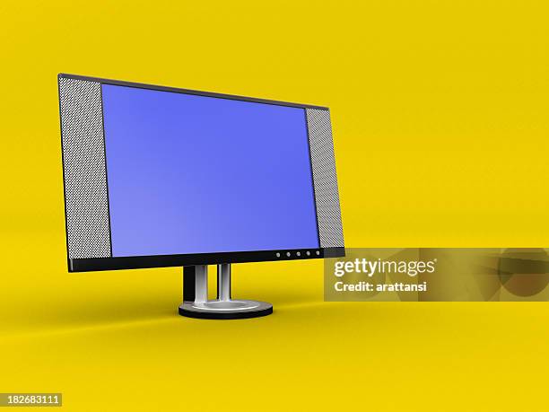 Yellow Computer Monitor Colour 152 High Resolution Computer Monitor Stock Photos, High-Res Pictures ...