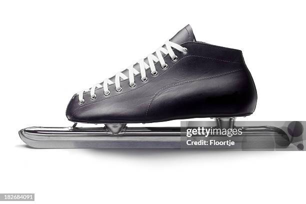 sport: ice skate - ice skate close up stock pictures, royalty-free photos & images