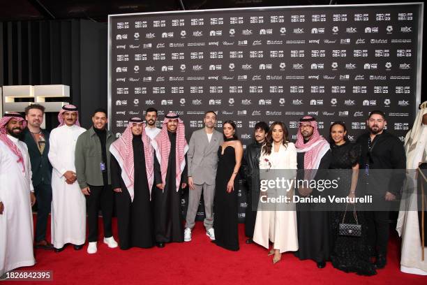 Almotaz Aljefri, Yazeed Almajyul, Ceo of the Red Sea International Film Festival Mohammed Al Turki, Adwa Bader, Meshal Aljaser, Chairwoman of the Red...