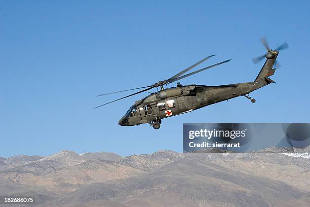 h-60 helicopter - air ambulance stock pictures, royalty-free photos & images