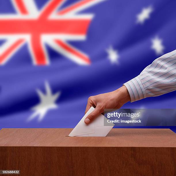 voting - election australia stock pictures, royalty-free photos & images