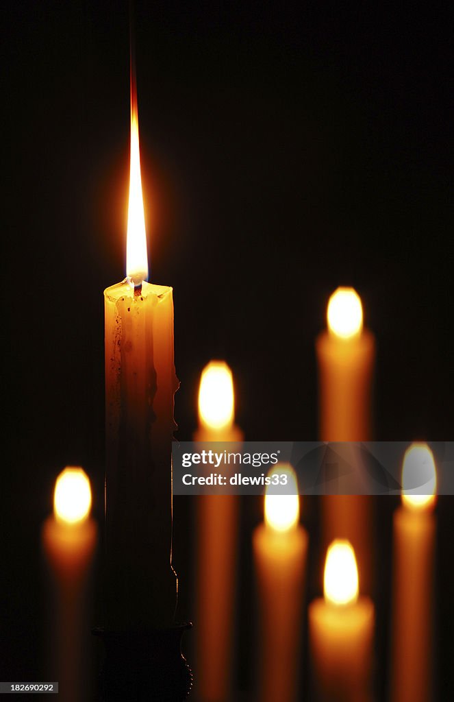 Candle Standing Out