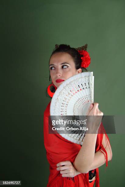 explosion of folklore - latin beauty stockfoto's en -beelden