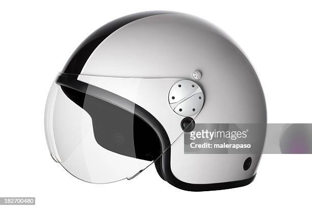motorcycle helmet - sports helmet stock pictures, royalty-free photos & images