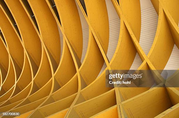 abstract architecture - gul bildbanksfoton och bilder