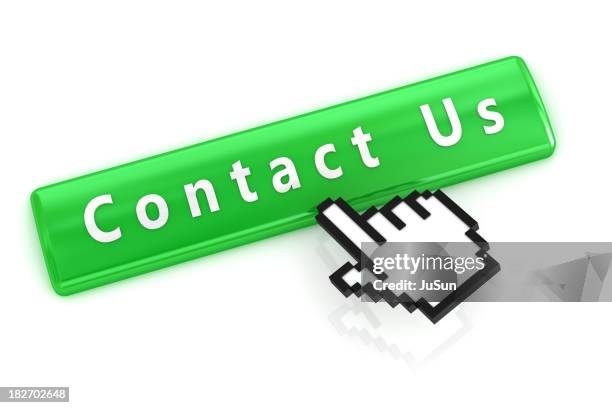 green button contact us - enter key stock pictures, royalty-free photos & images