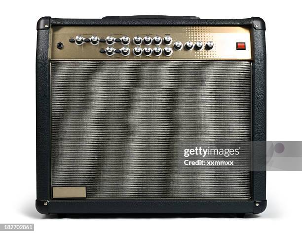 guitar amplifier - audio hardware stock pictures, royalty-free photos & images