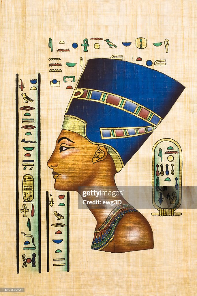 Egyptian ancient papyrus