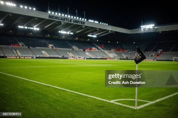 General view of St. James Park ahead of the Premier League match between Newcastle United and Manchester United at St. James Park on December 02,...