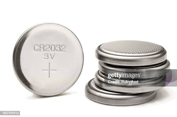 lithium button cell - keypad stockfoto's en -beelden