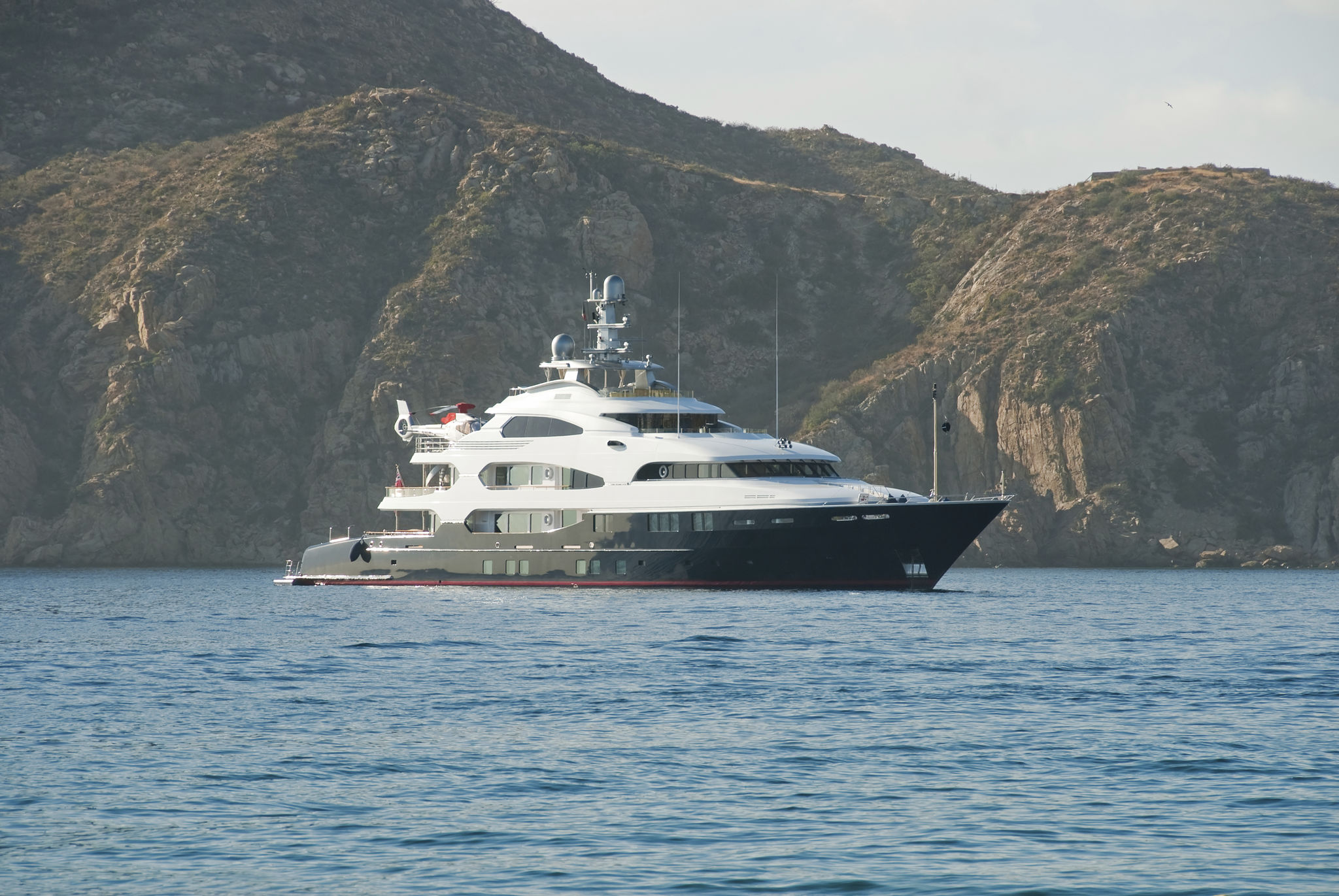 luxury yacht in Cabo San Lucas