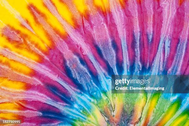 green blue and red tie dye pattern background or texture - tie dye stock pictures, royalty-free photos & images
