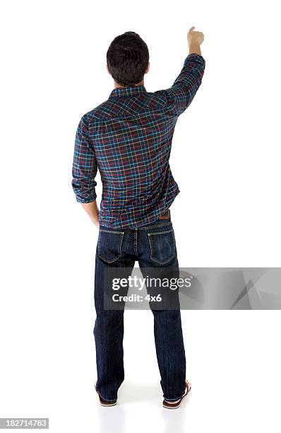 Point Behindd Man Pointing From Behind Photos and Premium High Res Pictures - Getty ...