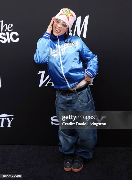 Billie Eilish attends the 2023 Variety Hitmakers Brunch at NYA WEST on December 02, 2023 in Hollywood, California.